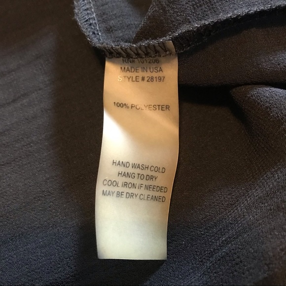 Soft Surroundings Black Asymmetrical Tank Top, EUC, M - Picture 10 of 12